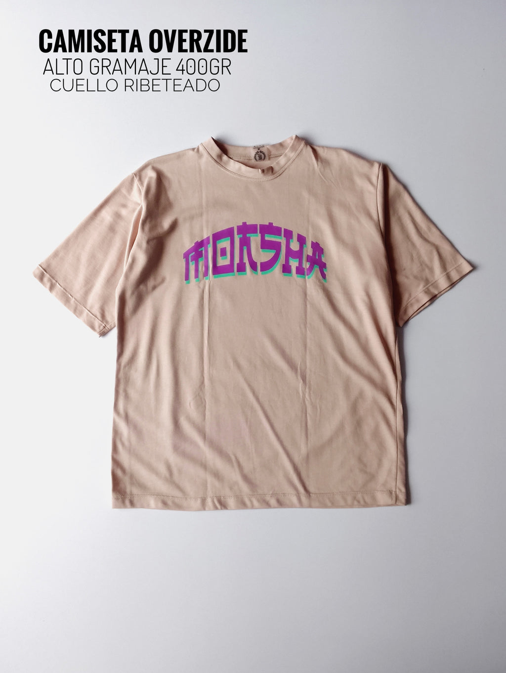 SET 2 CAMISETAS OVERSIZE ALTO GRAMAJE /COLOR ALETORIO