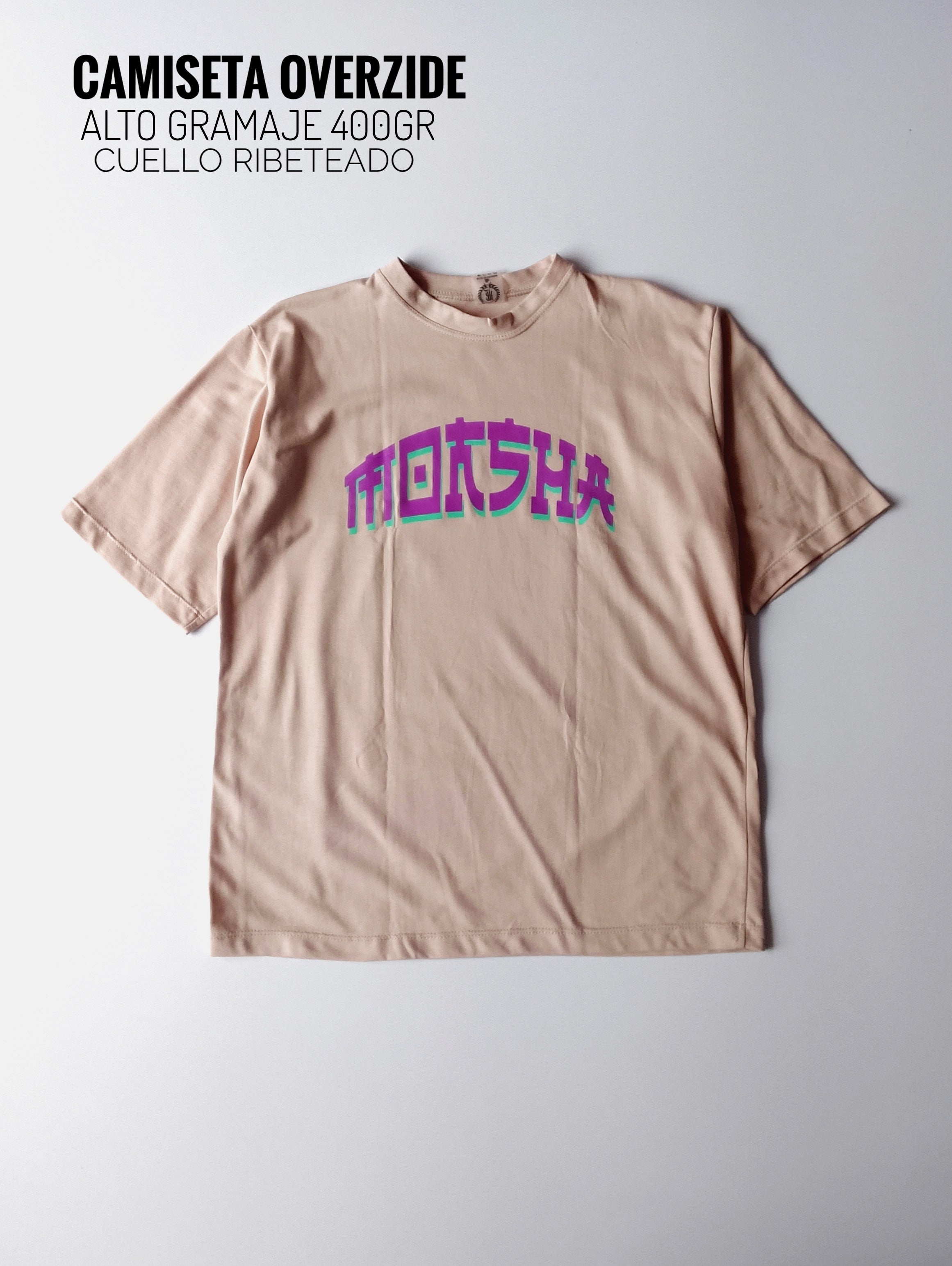 SET 2 CAMISETAS OVERSIZE ALTO GRAMAJE /COLOR ALETORIO