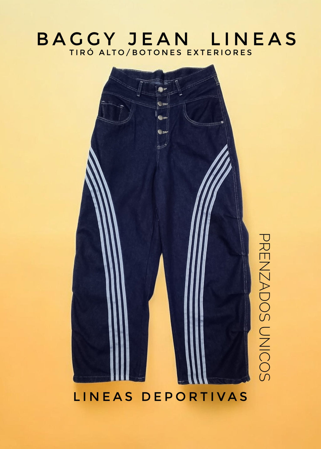 BAGGY JEAN LINEAS DEPORTIVAS