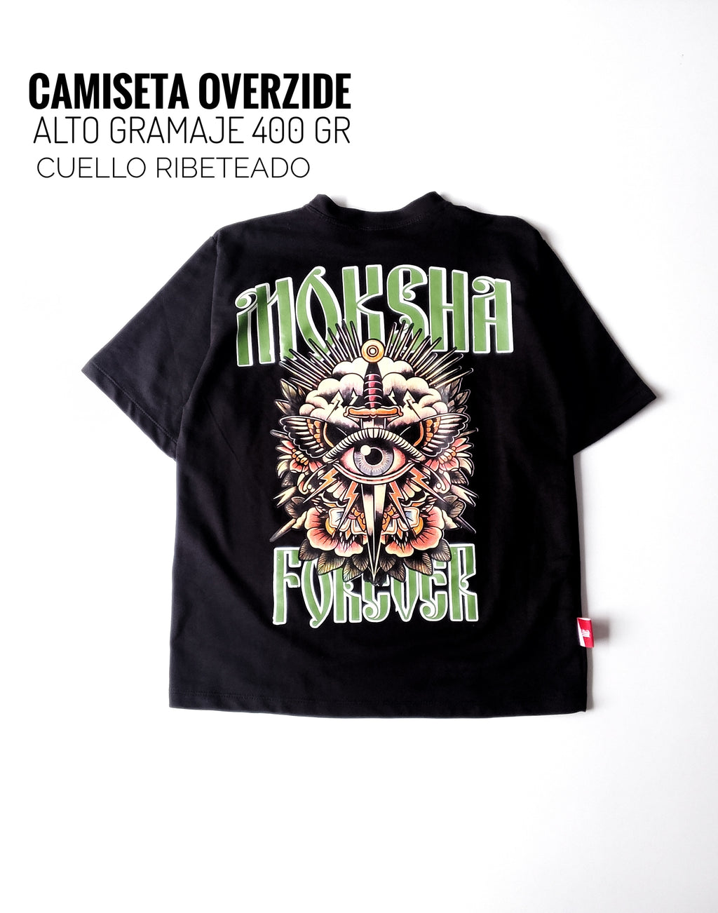SET 2 CAMISETAS OVERSIZE ALTO GRAMAJE /COLOR ALETORIO