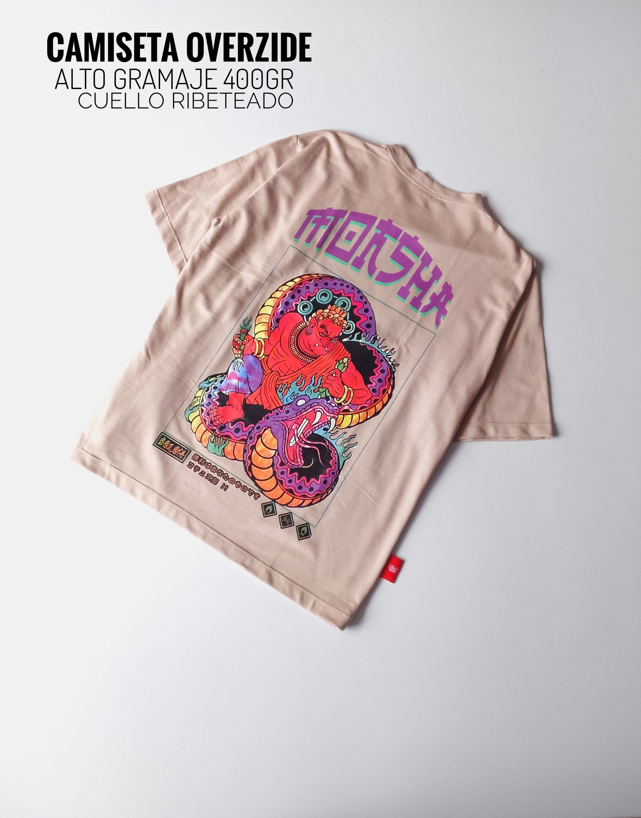 SET 2 CAMISETAS OVERSIZE ALTO GRAMAJE /COLOR ALETORIO