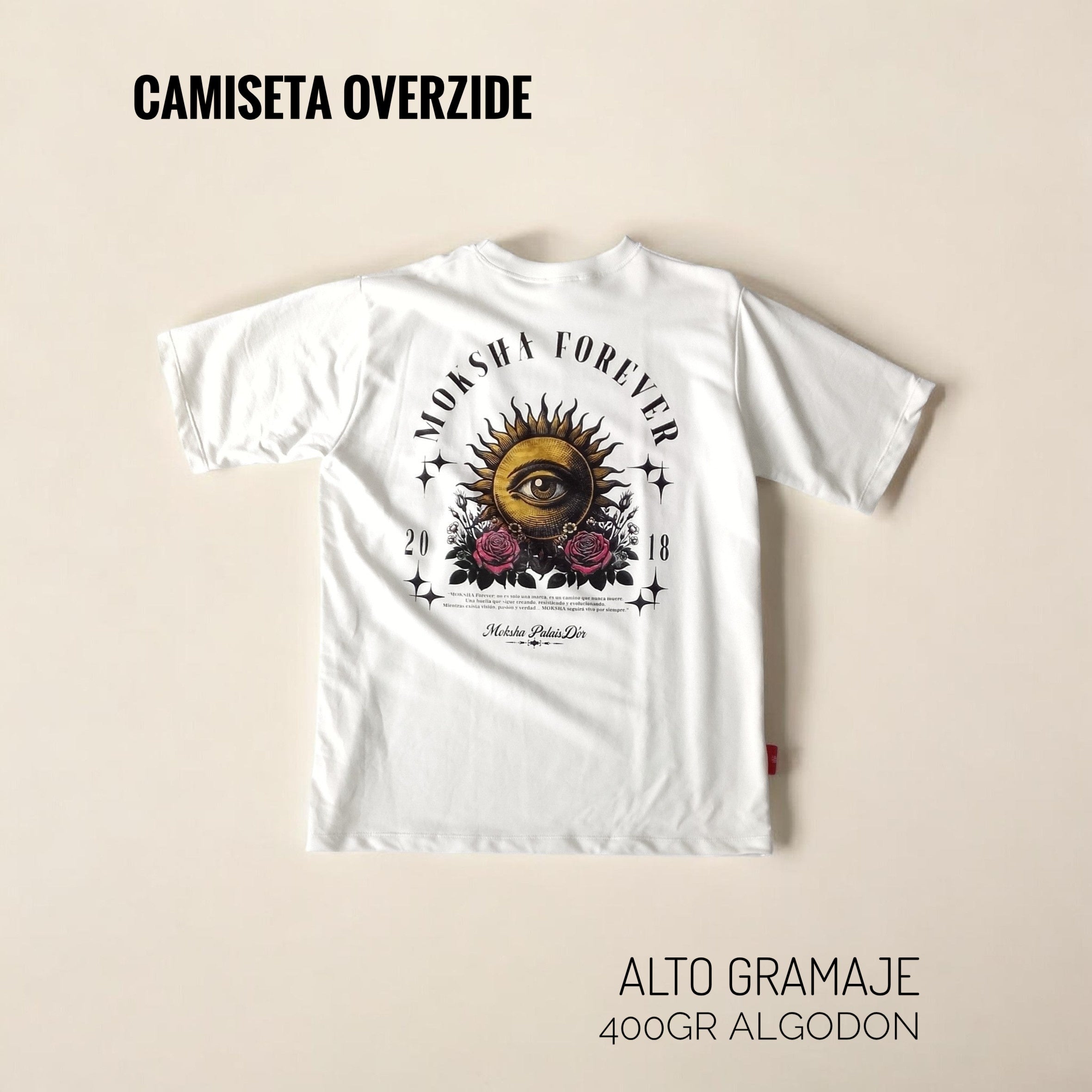 SET 2 CAMISETAS OVERSIZE ALTO GRAMAJE /COLOR ALETORIO
