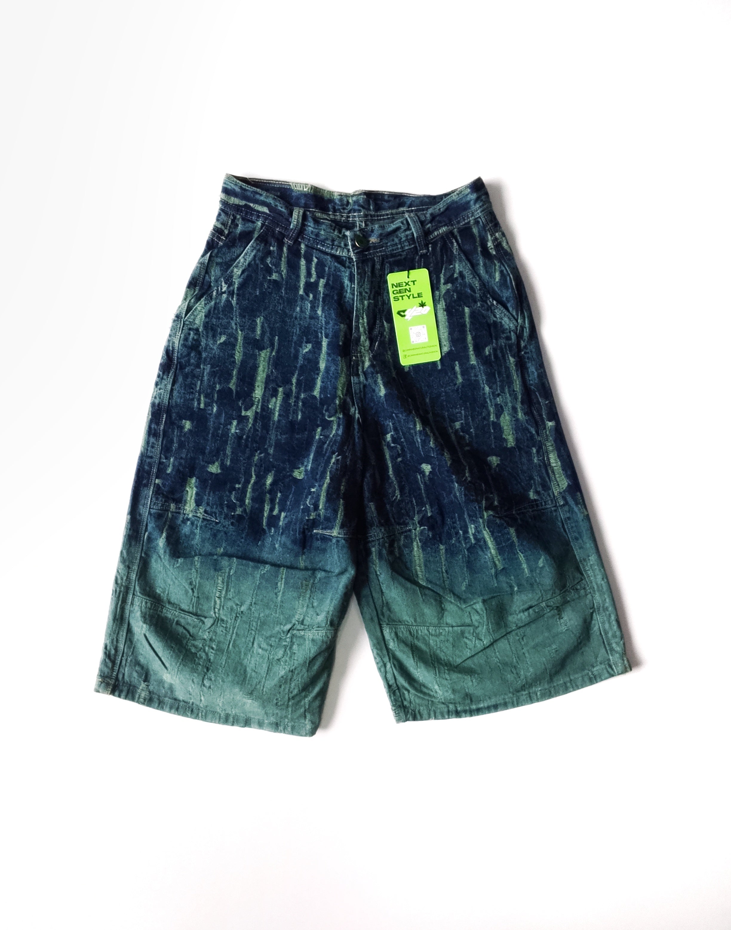 JORT BAGGY VERDE GABELINA