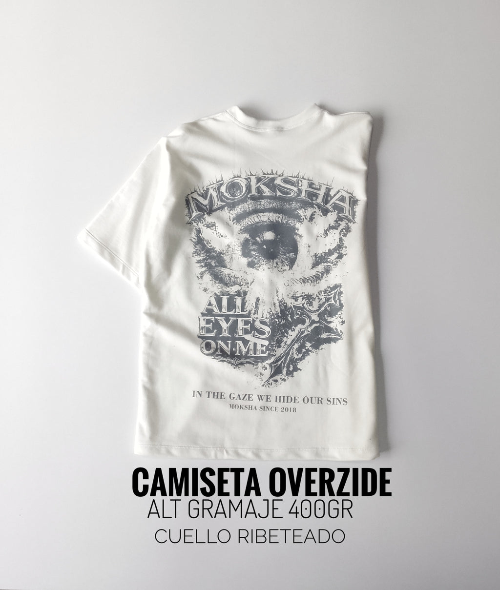 SET 2 CAMISETAS OVERSIZE ALTO GRAMAJE /COLOR ALETORIO