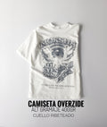 CAMISETA OVERSIZE ALTO GR BLANCA ESTAMPADA