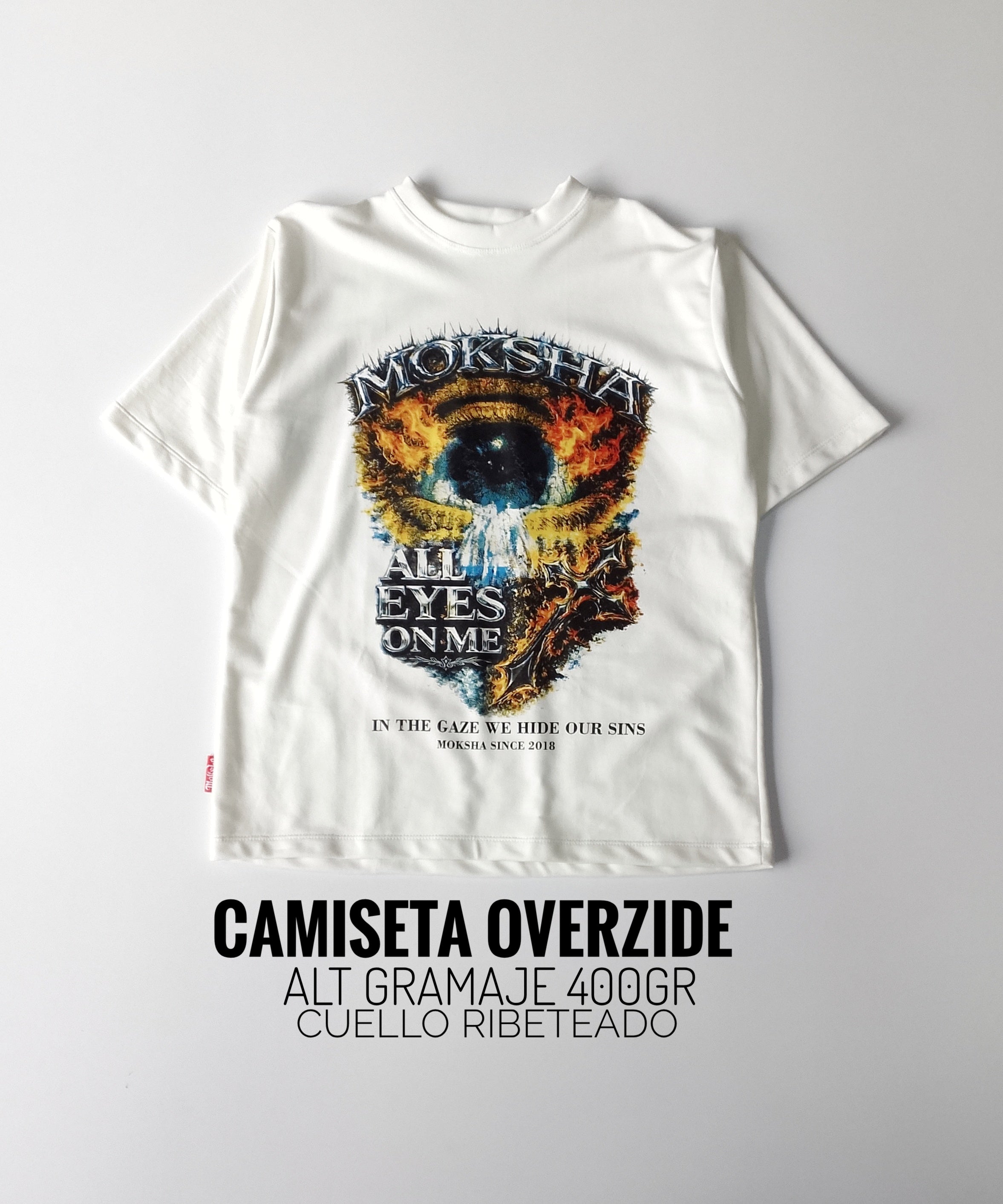 SET 2 CAMISETAS OVERSIZE ALTO GRAMAJE /COLOR ALETORIO