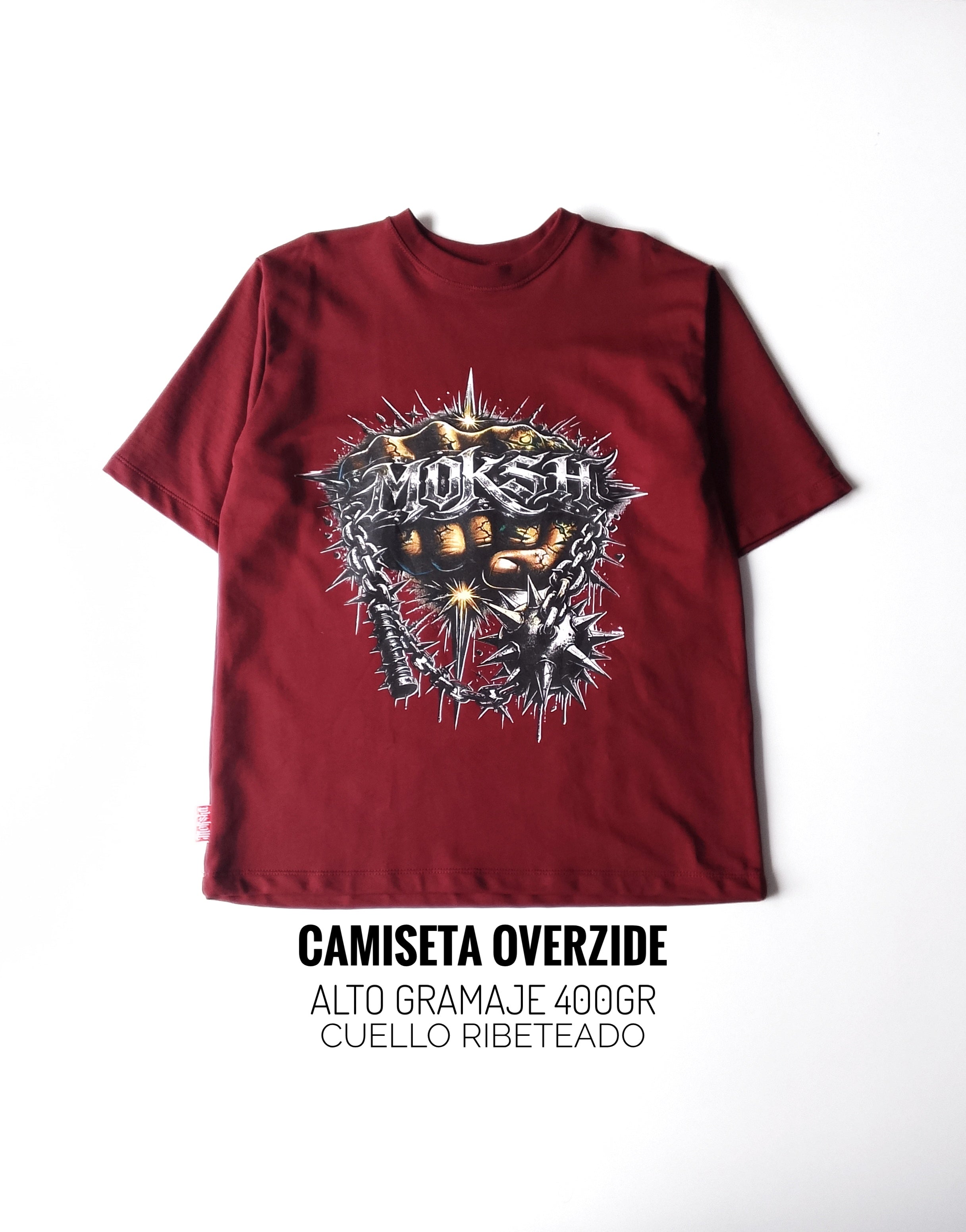 SET 2 CAMISETAS OVERSIZE ALTO GRAMAJE /COLOR ALETORIO